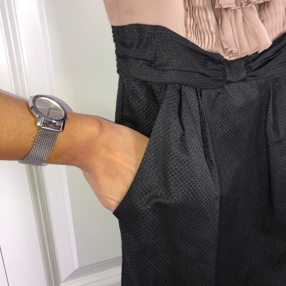 BCBG Ruffle Top Colorblock Dress - Picture 5 of 7